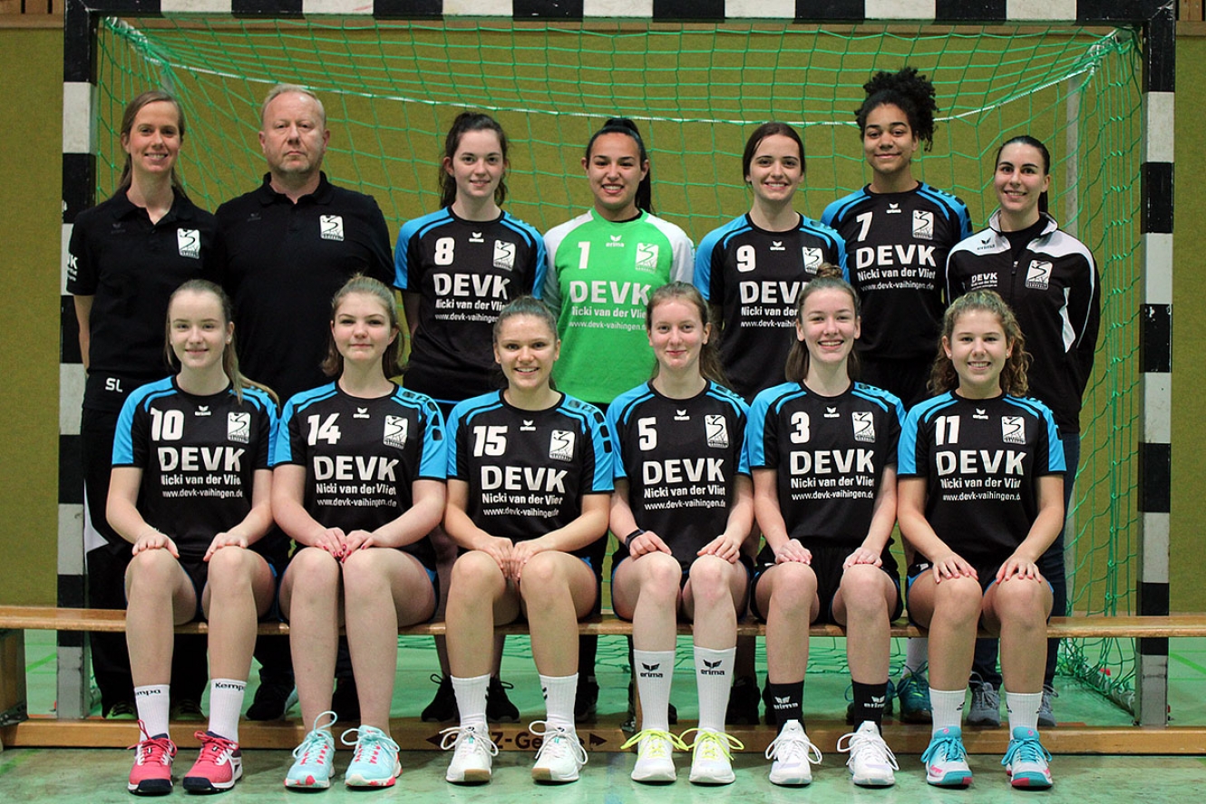 Die Weibliche B-Jugend | SKV Rutesheim Handball – Haut‘s Rein